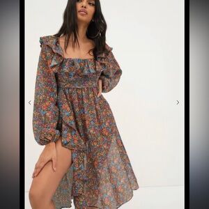 BNWT For Love and Lemons Brittany Midi Dress!